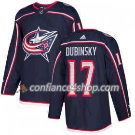 Adidas Maillot de Hockey Columbus Blue Jacket Brandon Dubinsky 17 2017-2018 Navy Authentic - Homme
